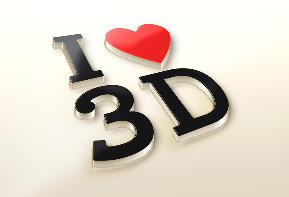 Мокап 3D Логотипа (PSD)