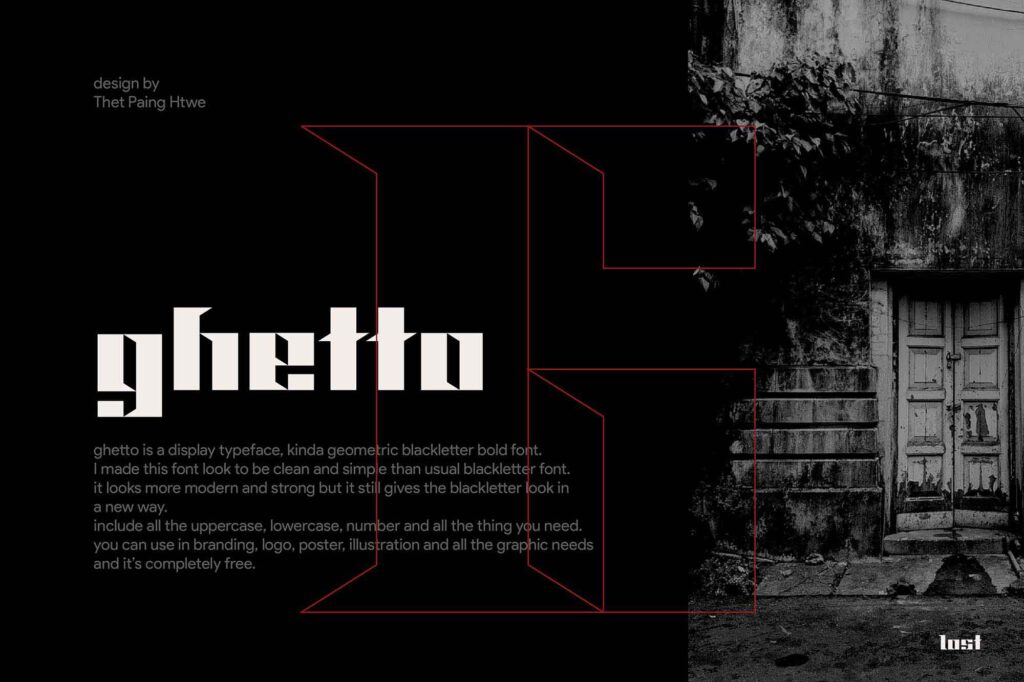 Шрифт Ghetto (TTF)